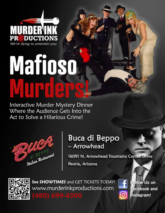 Mafioso Murders Mystery Dinner Show poster